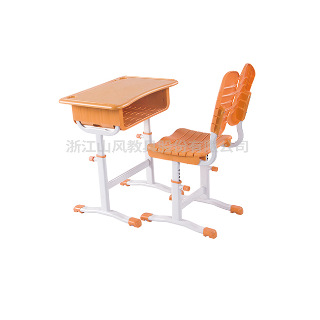 卡口式升降塑钢课桌椅-SF-A9010