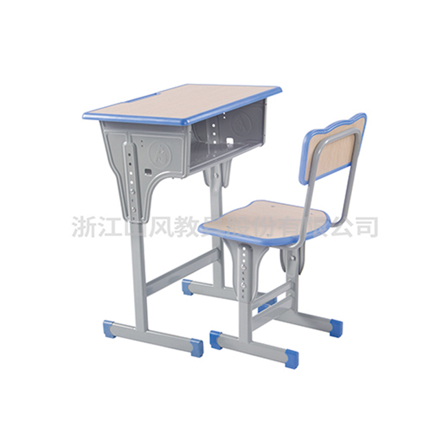 单人单层单柱课桌椅 -SF-A9037