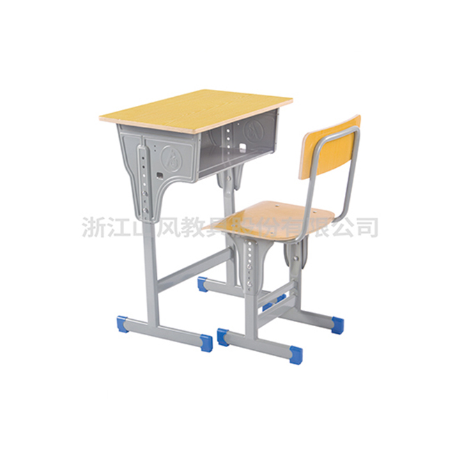 单人单层单柱课桌椅-SF-A9035