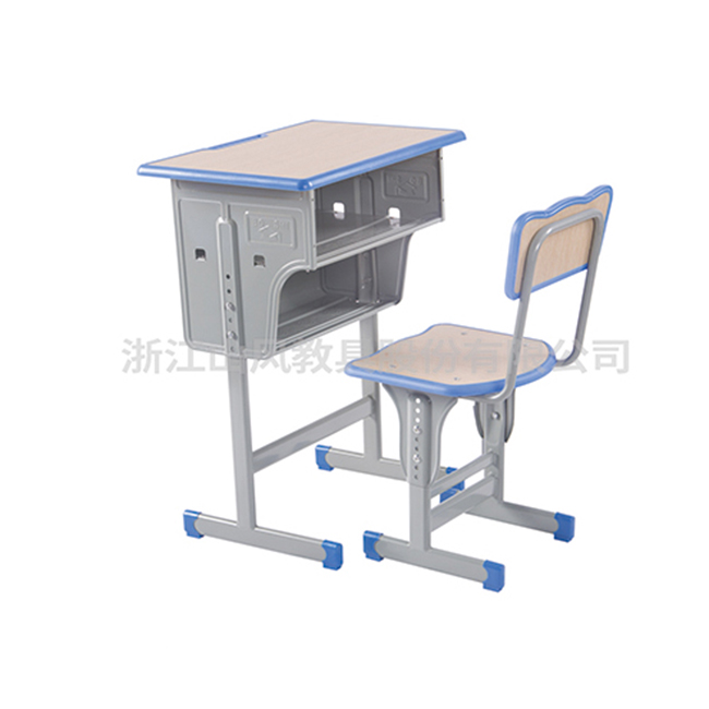单人双层单柱课桌椅 -SF-A9045