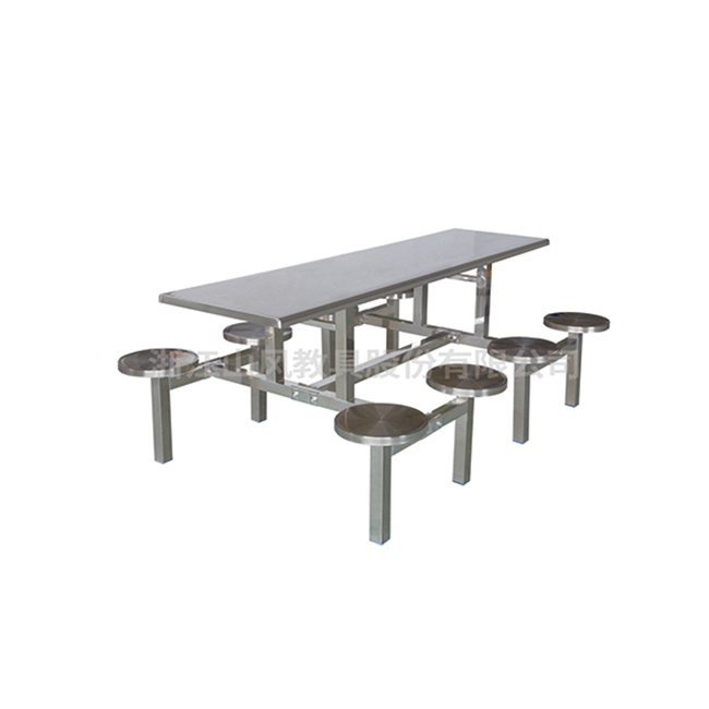 八人位不锈钢餐桌凳-SF-H9002